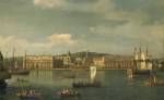 A View of Greenwich from the River circa 1750-2 by Canaletto (Giovanni Antonio Canal)&nbsp;1697-1768